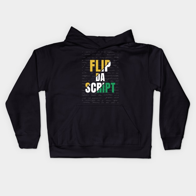 FLIP DA SCRIPT Kids Hoodie by Lehjun Shop